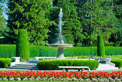 Manito Park fountain